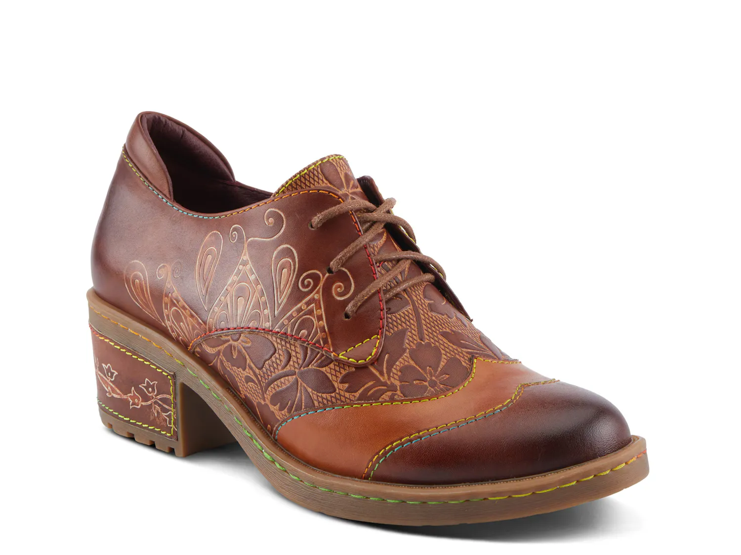 

Оксфорды Briteetoe Oxford L'Artiste By Spring Step, коричневый/мультиколор