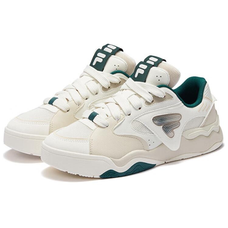 Кроссовки FILA FUSION Skateboarding Shoes Men Low-top White/Brown, цвет White rice dumplings — фото 4