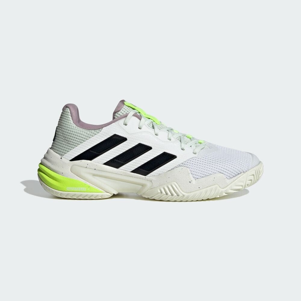 

Кроссовки Adidas BARRICADE 13 TENNIS, цвет White/Black/Crystal Jade