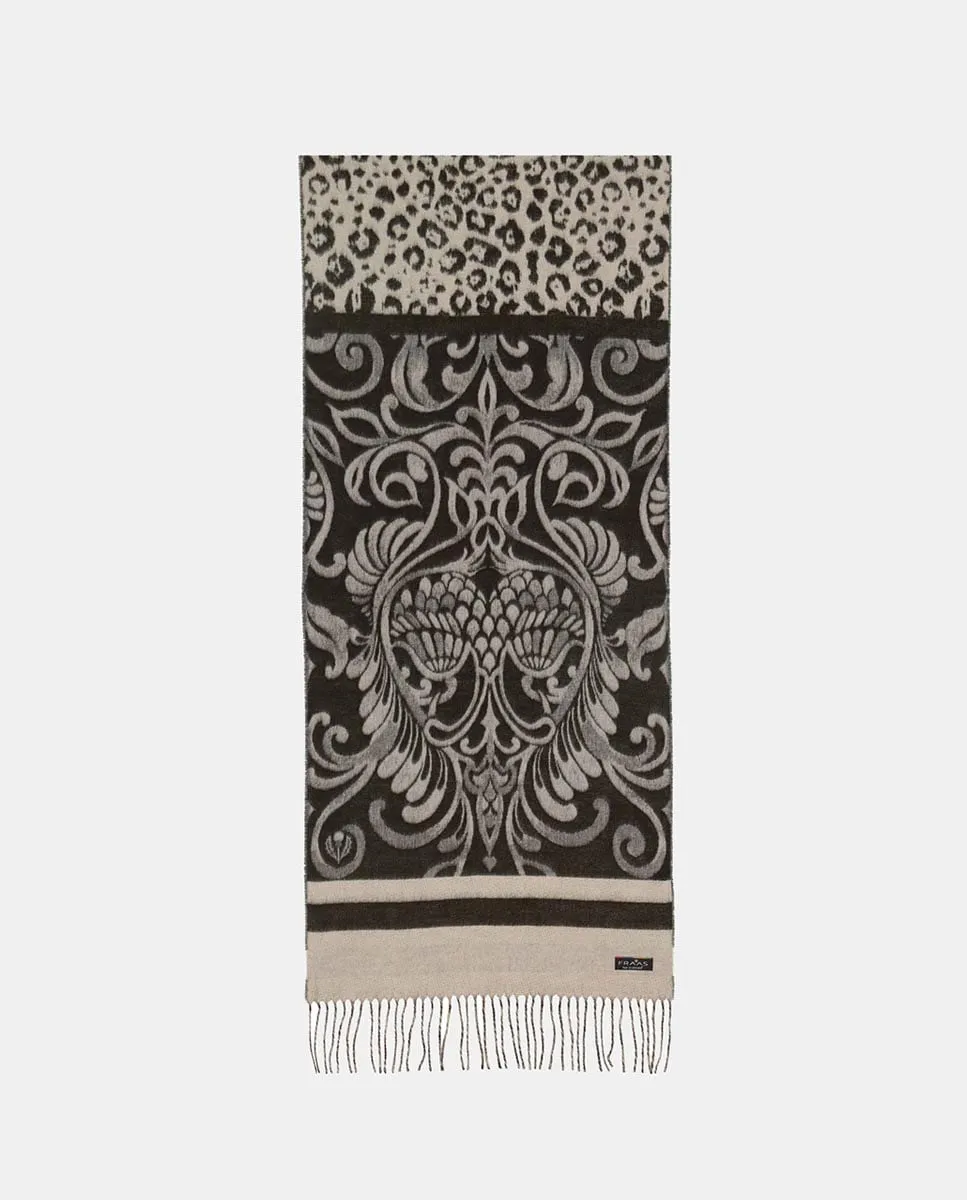 

Шарф из акрилового кашемира V.Fraas, черный