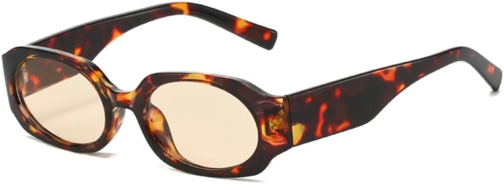 

Солнцезащитные очки с защитой UV400 | Компактная оправа, легкие, с цветными линзами | Для женщин и мужчин, для занятий спортом на открытом воздухе и путешествий DSVIGF, Leopard Champagne