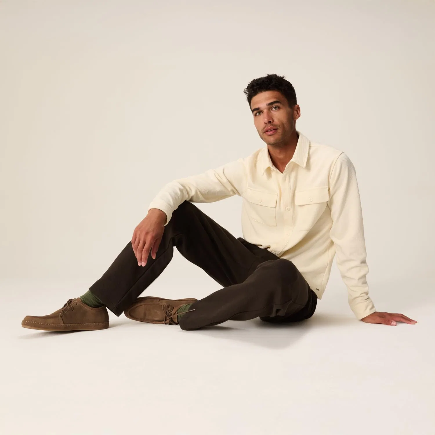 Лоферы из натуральной кожи, водонепроницаемые, Chestnut Suede Project Cloud — фото 2