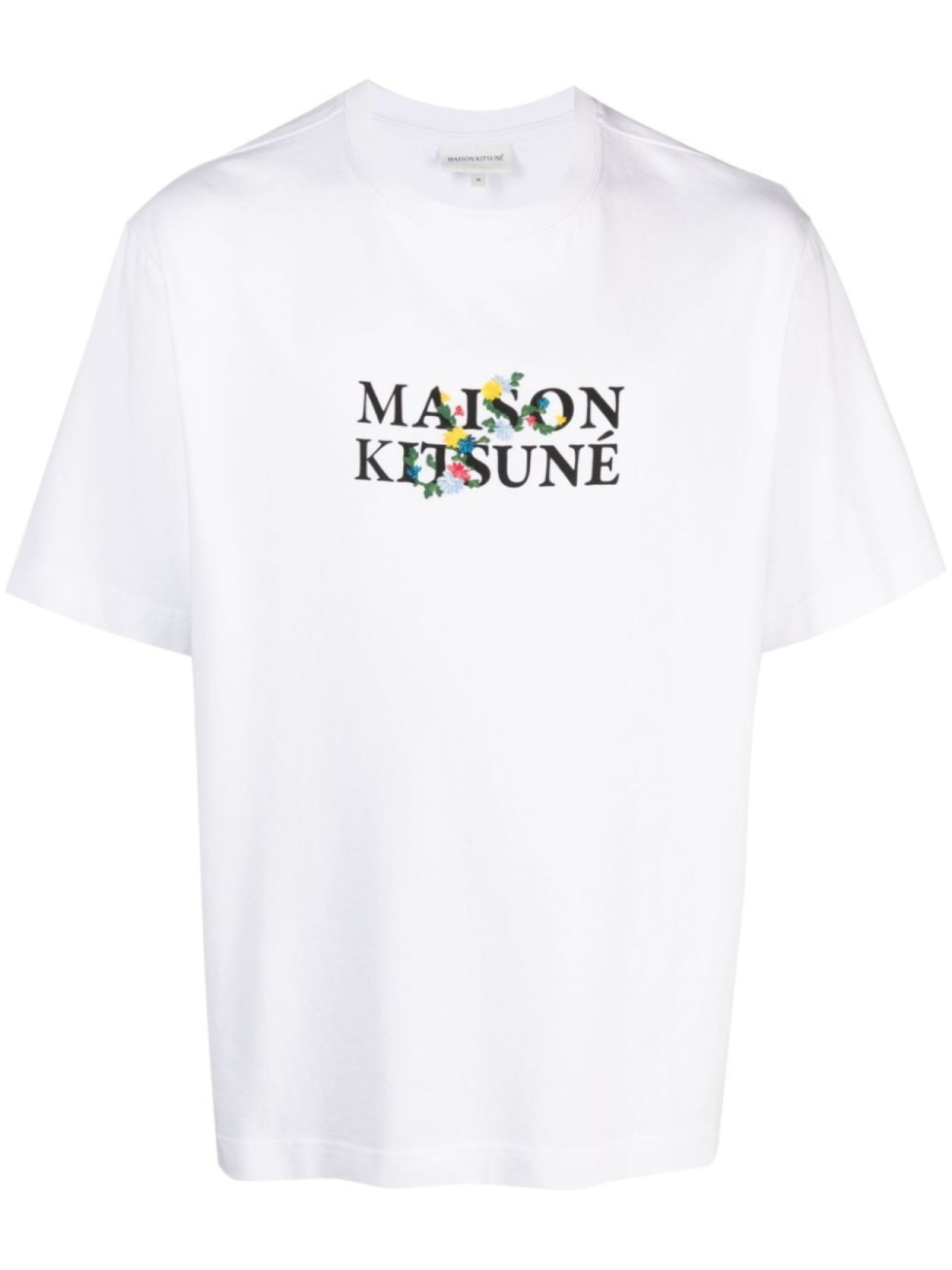 

Maison Kitsuné футболка с логотипом, белый