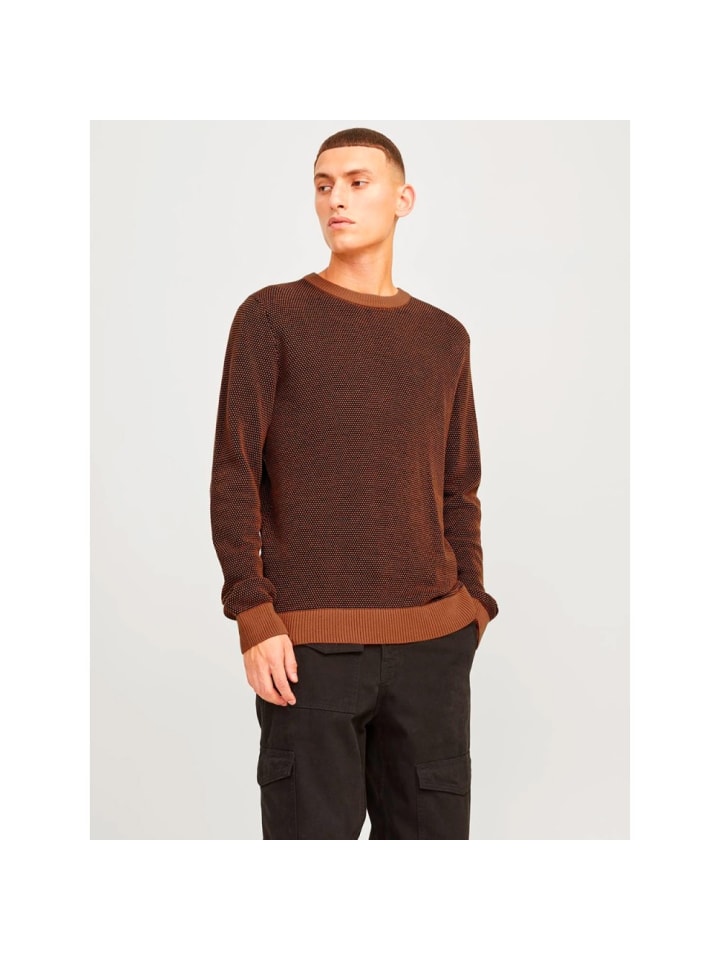 

Пуловер Jack & Jones, коричневый