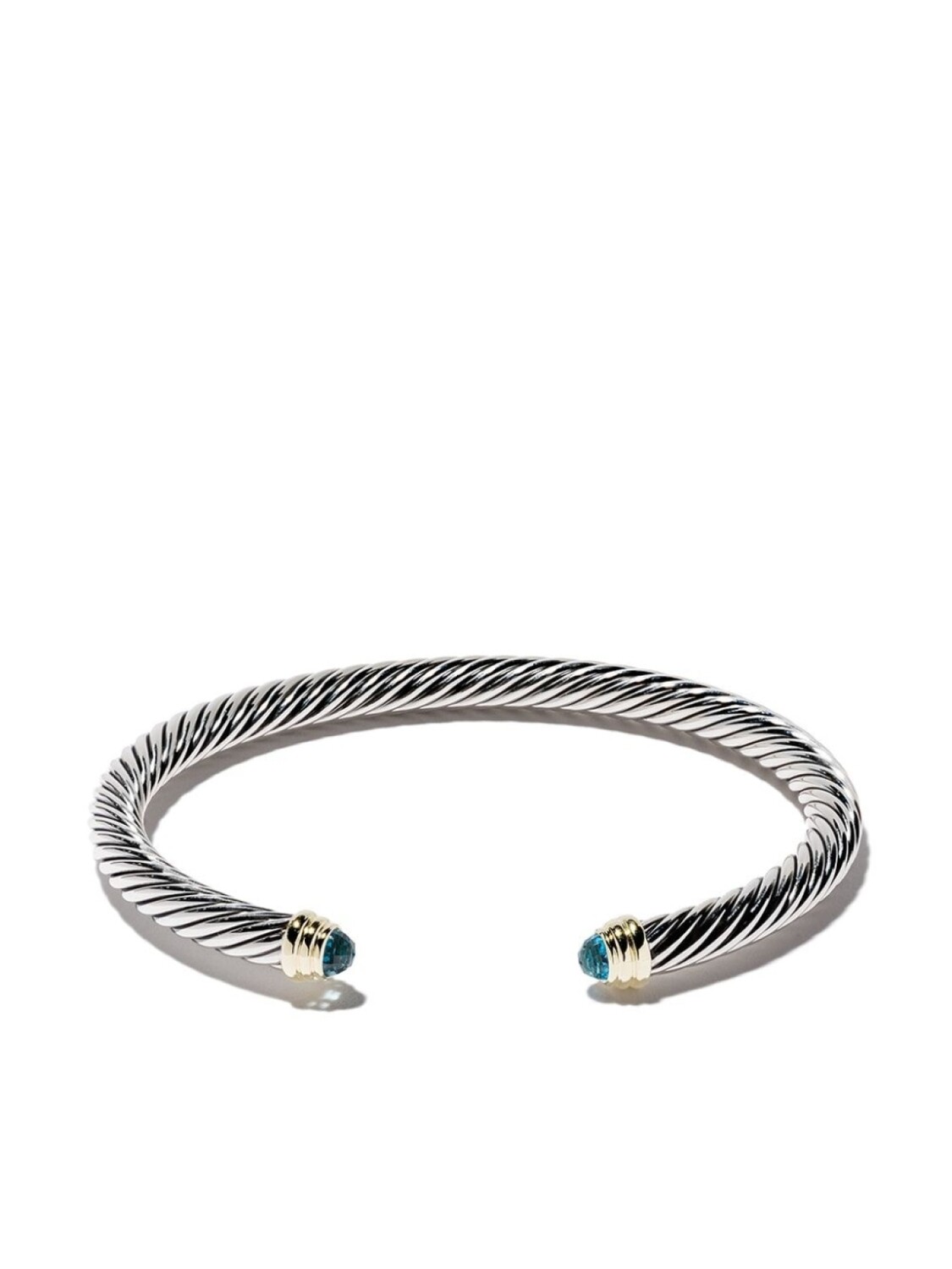 

Браслет Cable Classics из серебра и желтого золота с топазом David Yurman, серебряный