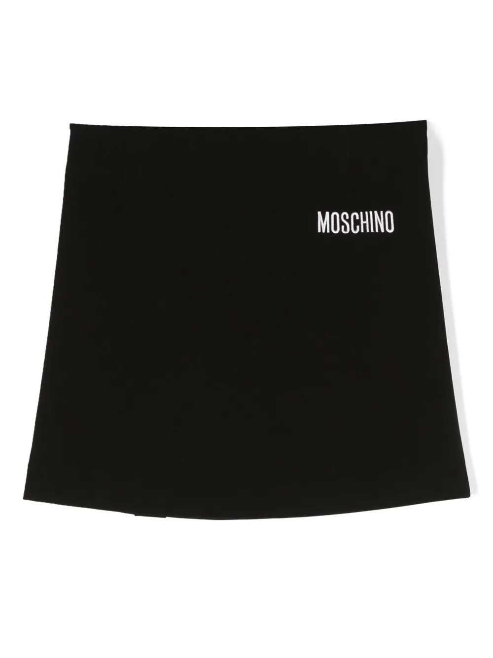 Юбка с вышитым логотипом Moschino Kids, черный — фото 2