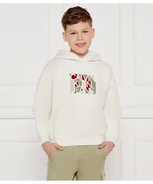 

Толстовка Relaxed fit Calvin Klein Jeans, бежевый