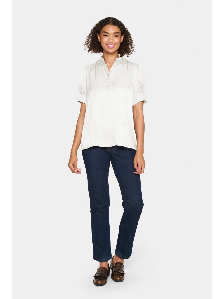 

Рубашка с длинными рукавами - VeeniSZ прямого кроя, цвет: ярко-белый SAINT TROPEZ