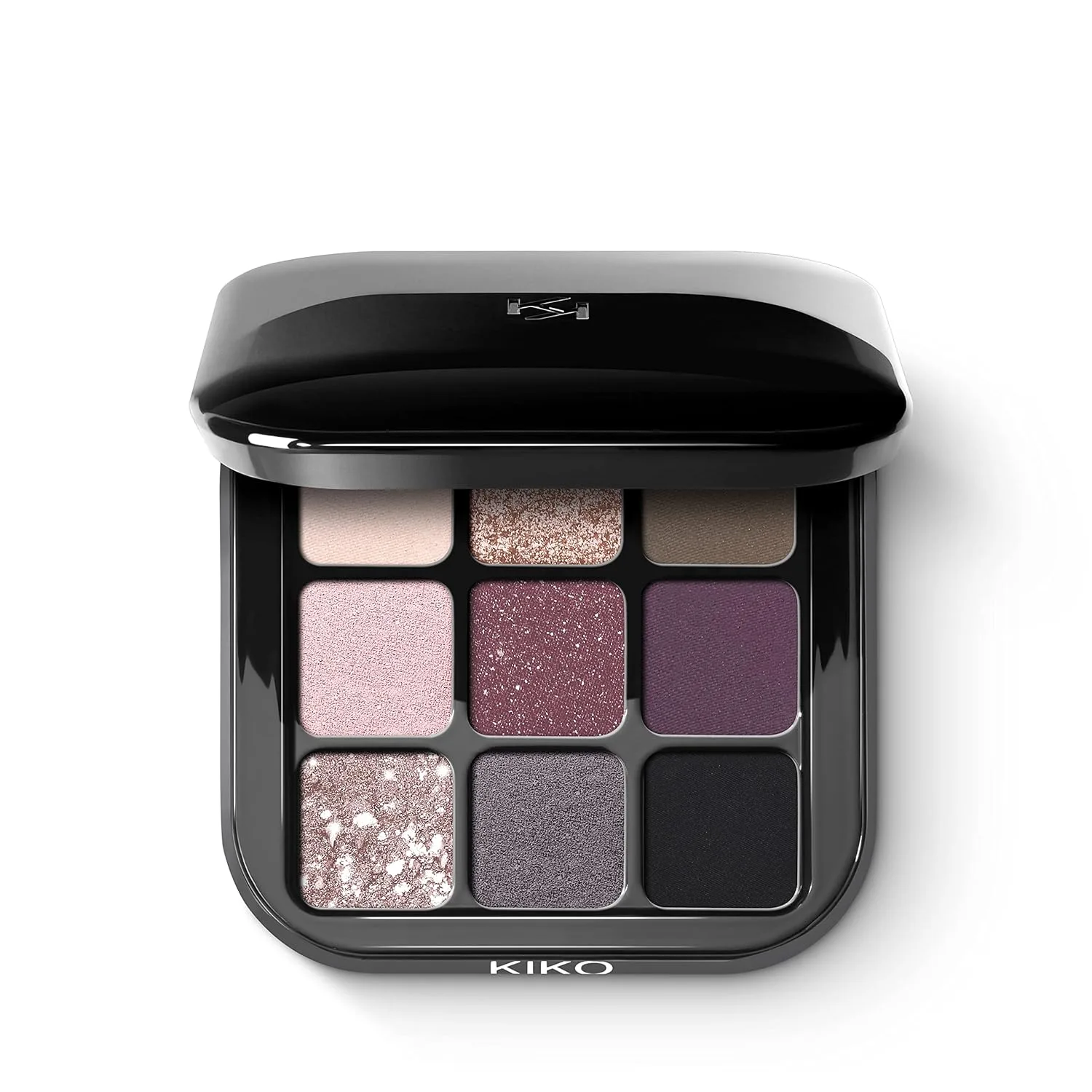 Палитра теней для век KIKO Milano Glamour Multi Finish | 9 теней с разным финишем, 04 Mauve Selection