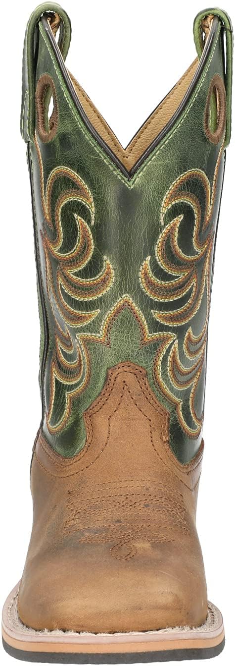 Детские ковбойские сапоги Smoky Mountain Jesse Western Smoky Mountain Boots, зеленый/коричневый — фото 4