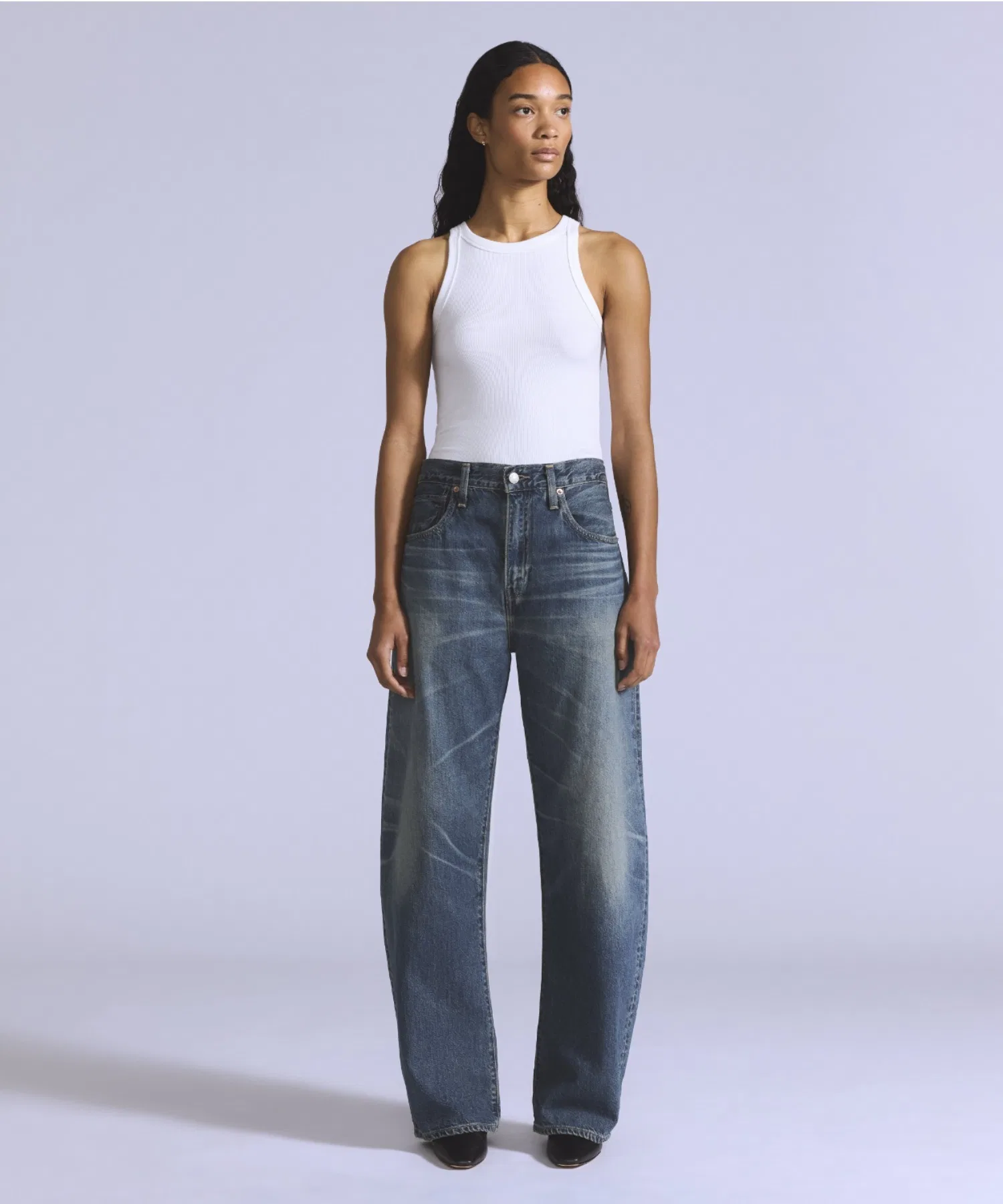 Джинсы Levi's BLUETAB™ DROP Barrel, цвет Medium Indigo, произведено в Японии. — фото 2