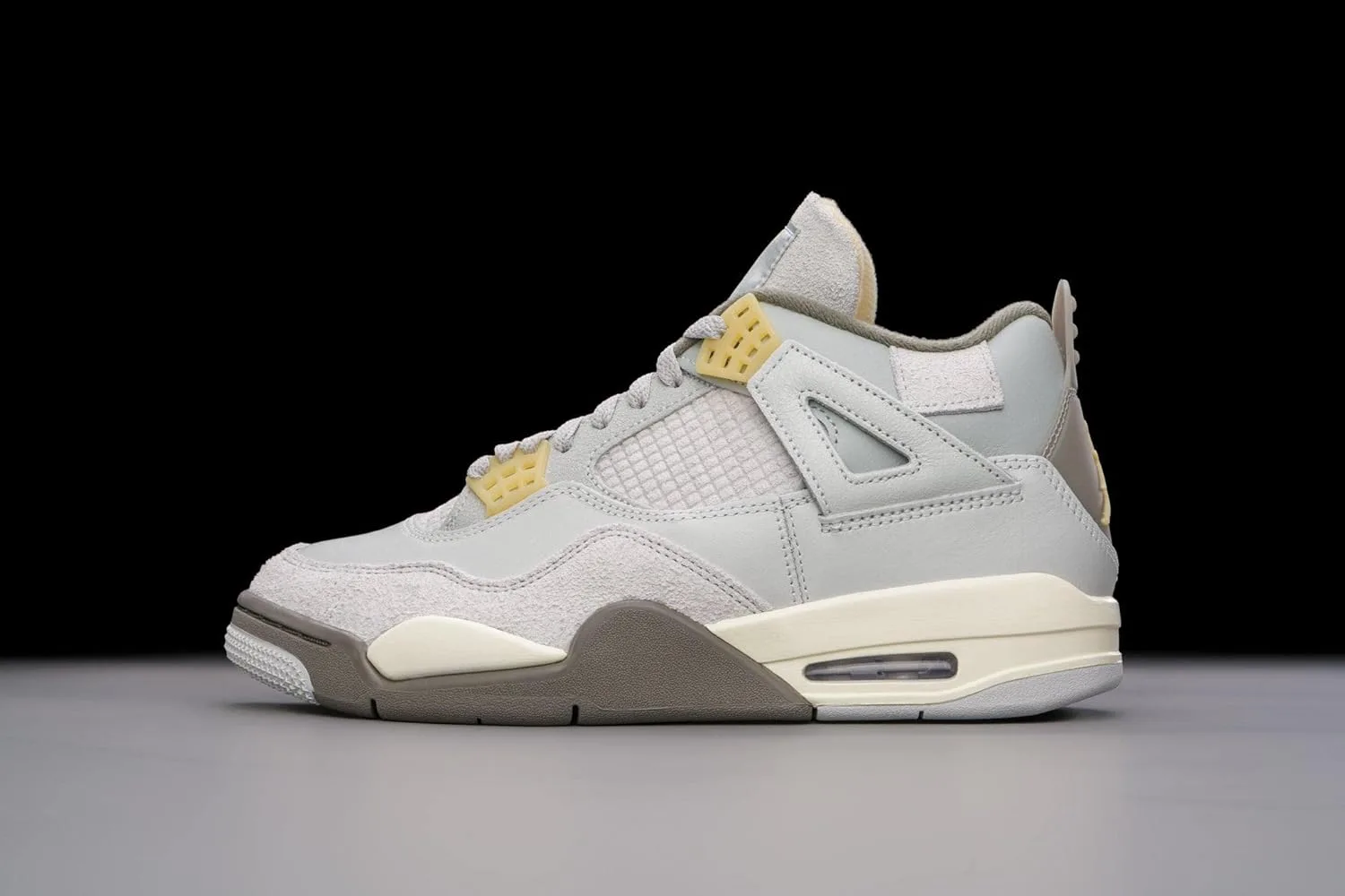 Мужские кроссовки Nike Jordan 4 Retro, размер, серый — фото 4