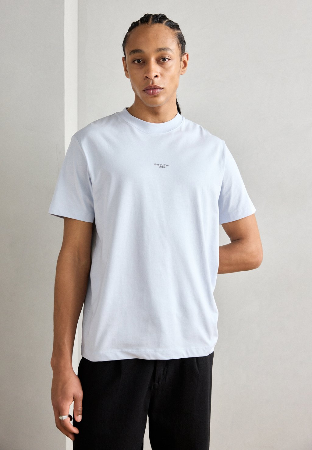

Базовая футболка LOGO PRINT RELAXED FIT Marc O'Polo DENIM, светло-голубой