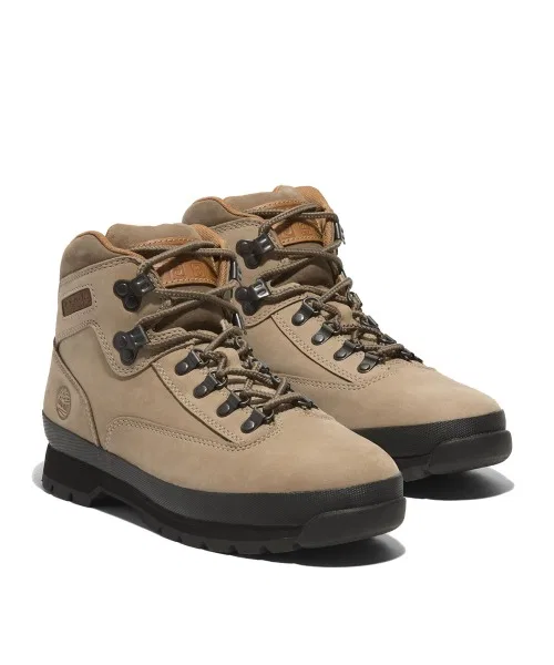 Ботинки Timberland Euro Hiker L из нубука, бежевые