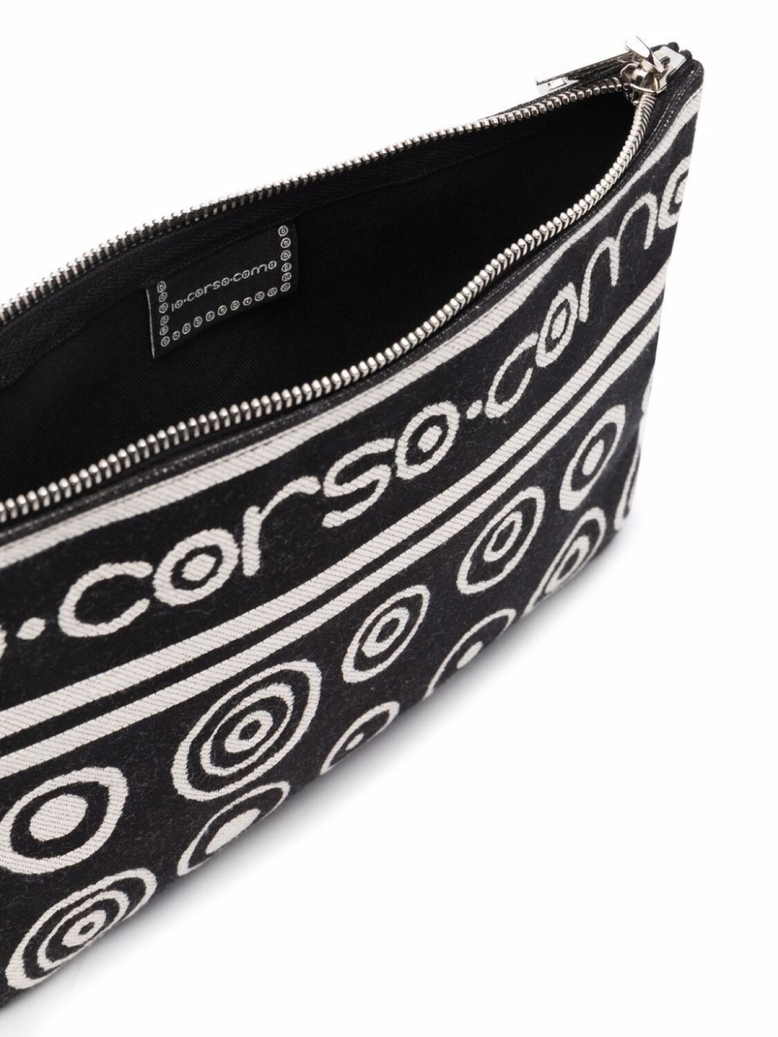 

Клатч на молнии с логотипом 10 CORSO COMO, белый