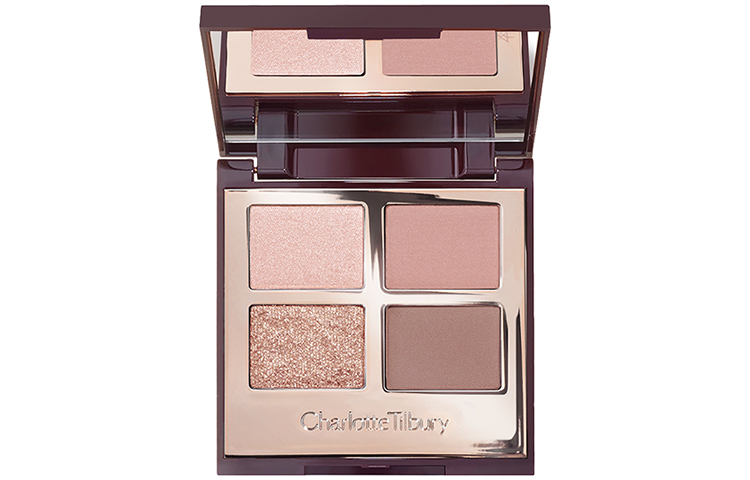 

Charlotte Tilbury CT Luxurious Colors 4 цвета теней для век тон кожи розовый подтон красный коричневый розовый слоновая кость белый теплый коричневый 5,2 г/6 г