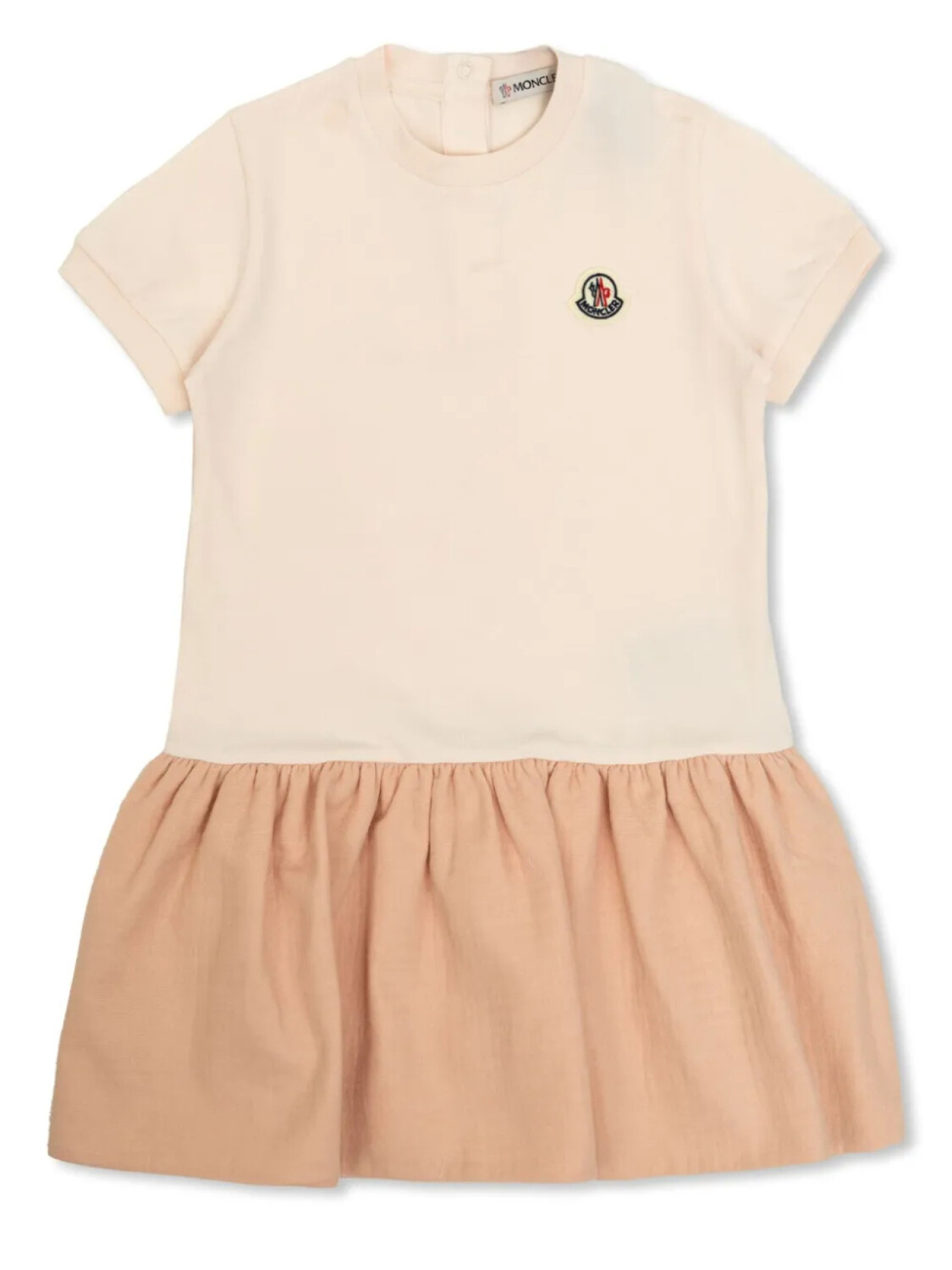 

Платье Moncler Enfant с логотипом, розовый