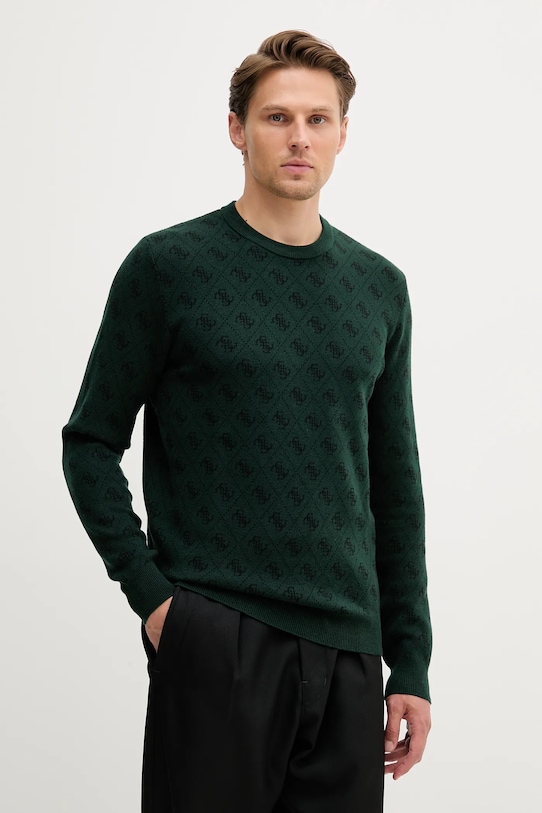 

Свитер с добавлением шерсти HUMBERT Guess, зеленый