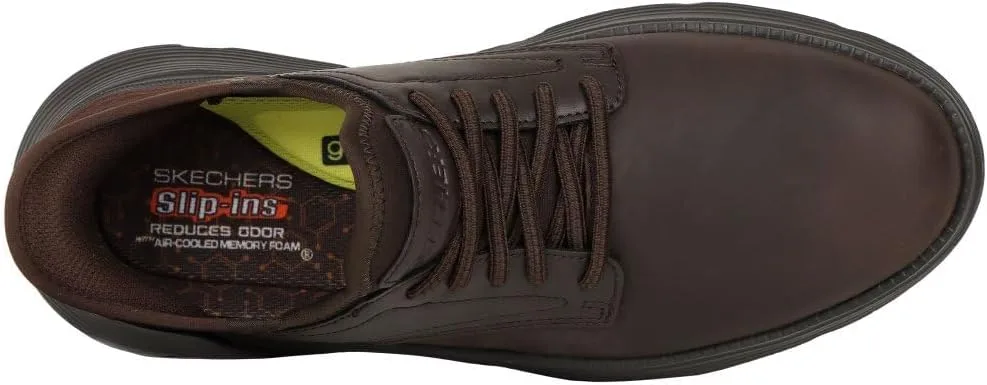 Мужские повседневные лоферы Skechers Garza Gervin, шоколадный — фото 3