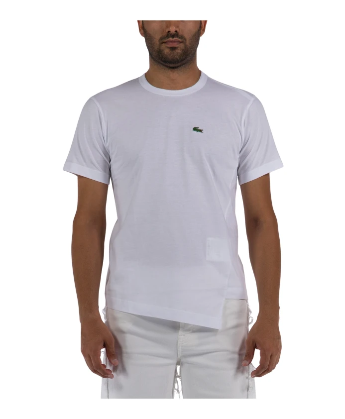 

Вязаная футболка Lacoste Comme Des Garã§Ons, белый