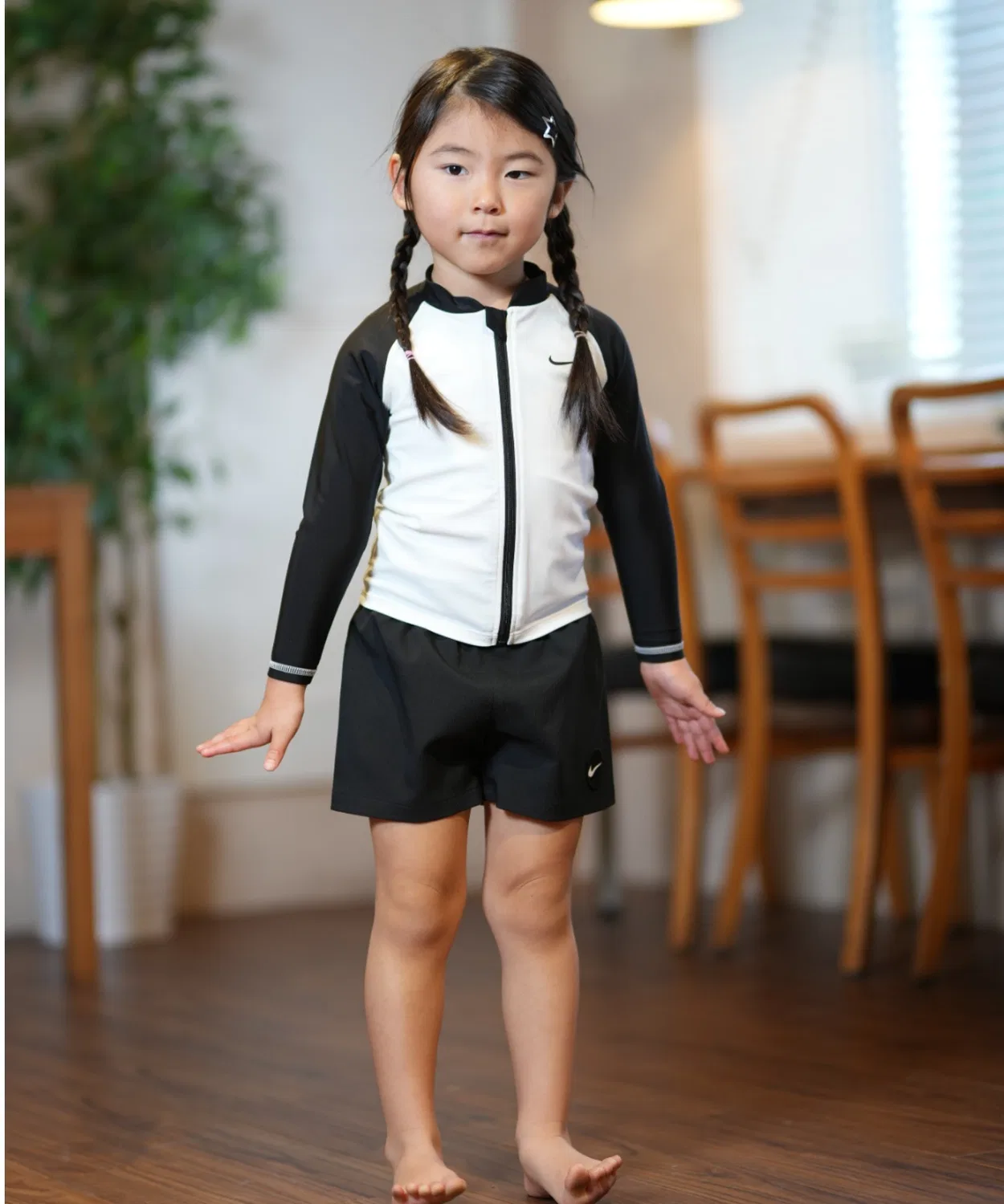 Рашгард Nike Kids Zip UV Care — фото 2