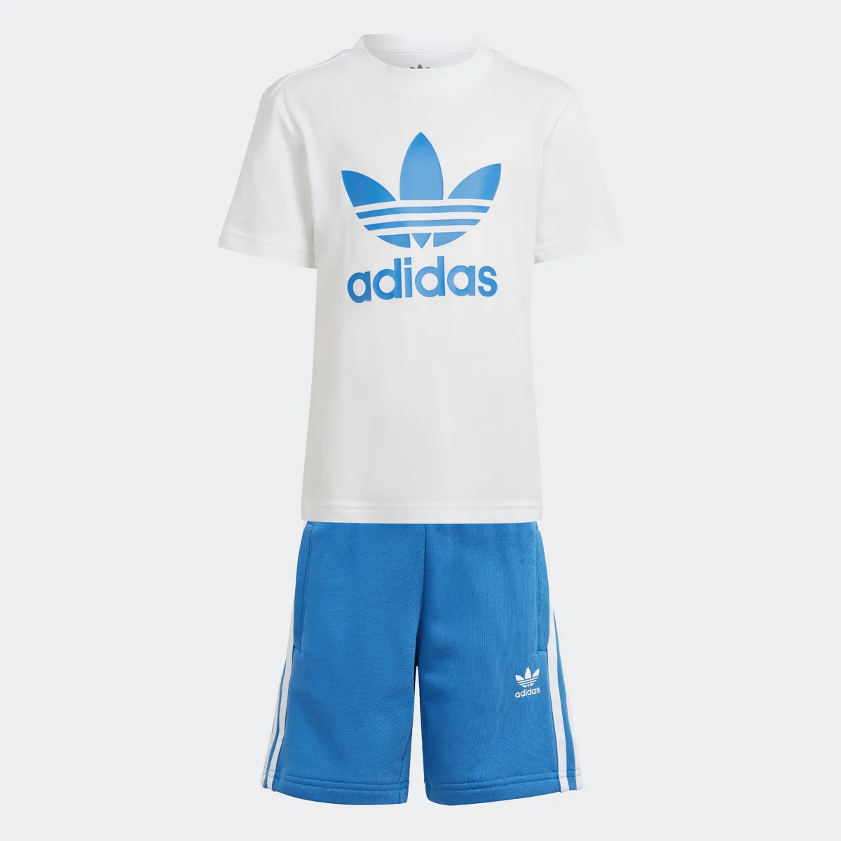 

Футболка и шорты Adidas Originals "ШОРТЫ И КОМПЛЕКТ ADICOLOR", цвет Bluebird