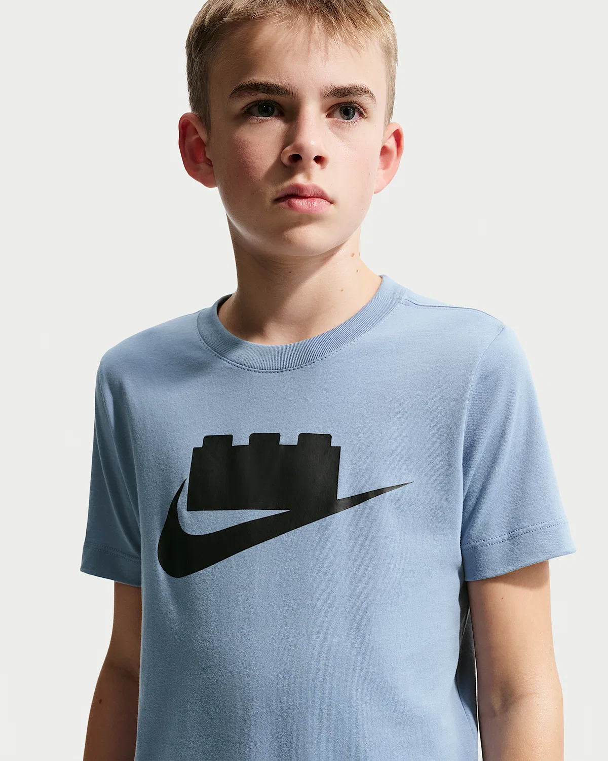 Детская футболка с логотипом Nike x LEGO® Collection, Work Blue — фото 3