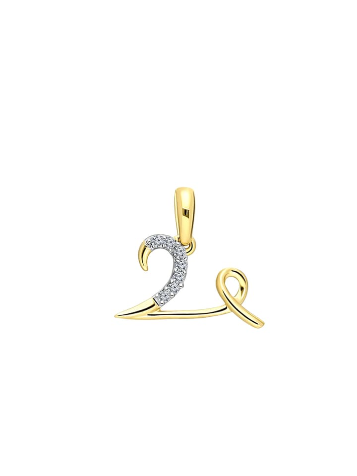 

Кулон из золота 585 пробы в форме буквы V Lucardi