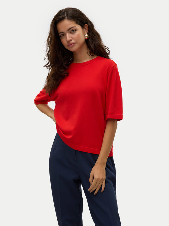

Свитер оверсайз Silje 10320460 Vero Moda, красный
