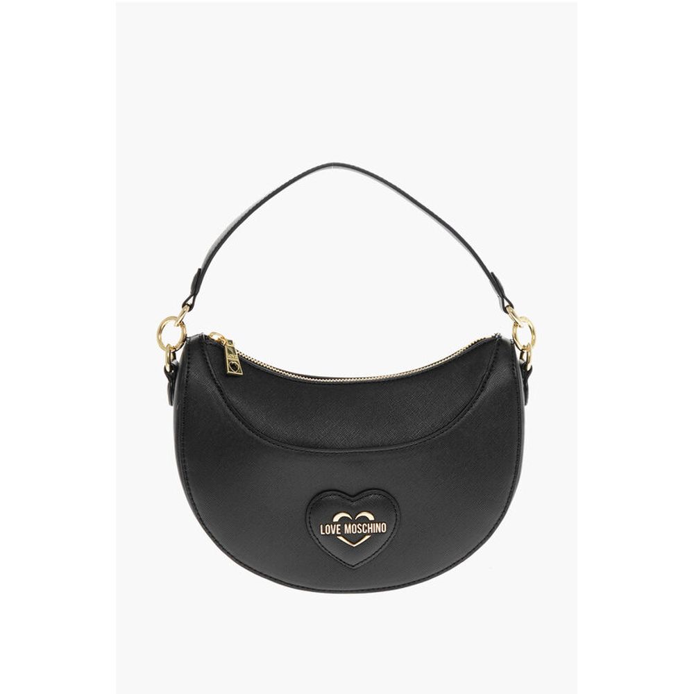 

Сумка-хобо LOVE из искусственной кожи Saffiano ECO-FRIENDLY Moschino, черный