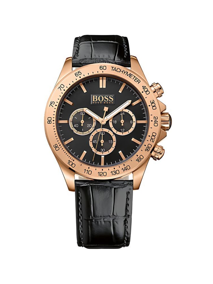 

Наручные часы Ikon, модель HB1513179, с кожаным ремешком Hugo Boss