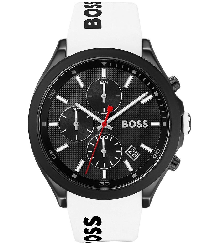 

Мужские силиконовые часы Hugo Boss Velocity, белый