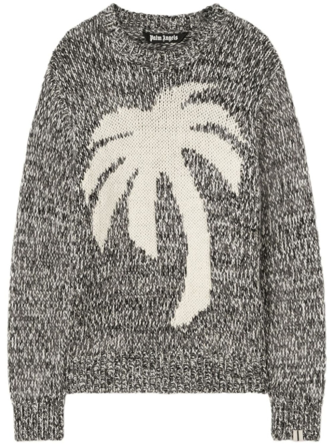 

Palm Angels джемпер Palm с меланжевым эффектом, серый