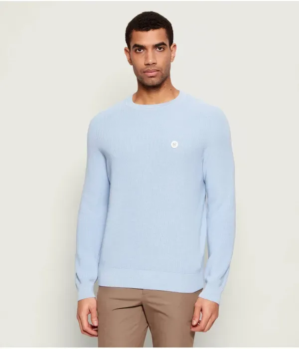 Свитер C-Ullian regular fit Boss, небесно-голубой