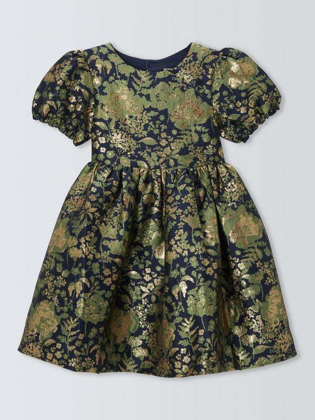 

Детское жаккардовое платье для праздника John Lewis Heirloom Collection, Blue