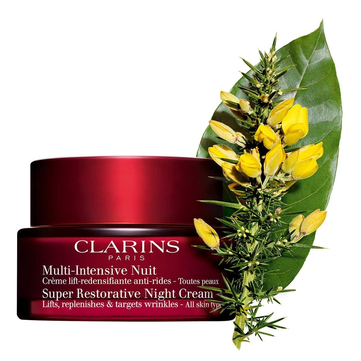 Крем для лица Clarins — Ночной multi-intensive + super restorative night cream very dry skin , объем, 50 мл — фото 2