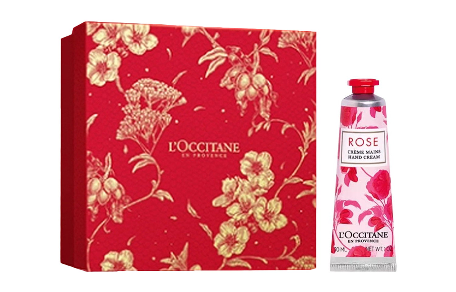 

L'OCCITANE новогодний лимитированный крем для рук Rose Heart питательный и увлажняющий 30мл/75мл LOCCITANE, 30ml