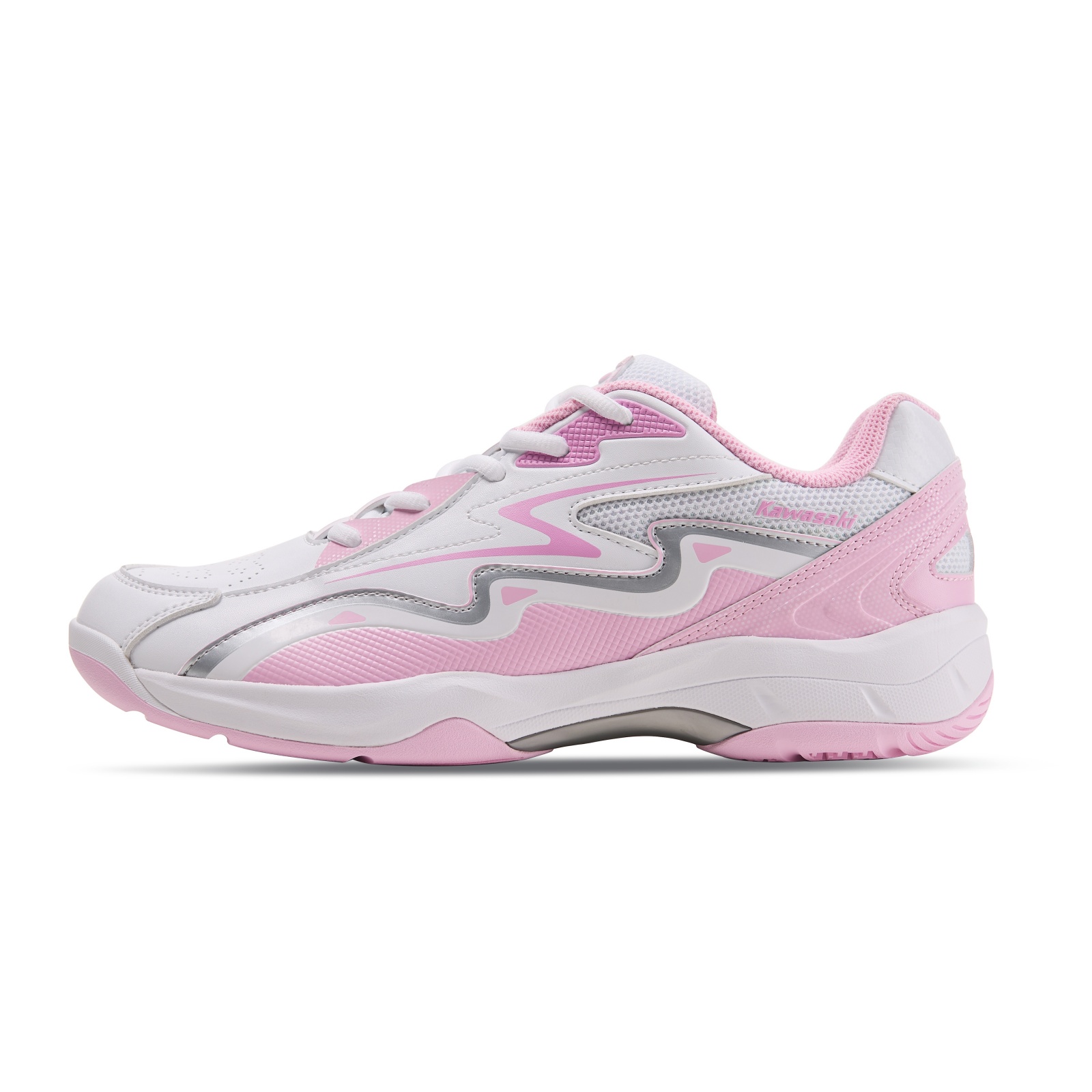 

Амортизация, устойчивость к истиранию, устойчивость к ударам низкие кроссовки для бадминтона unisex Kawasaki, белый