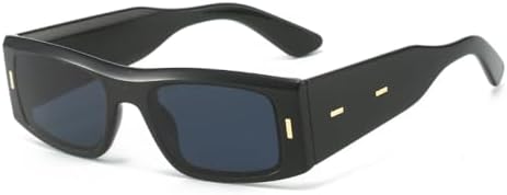 

Классические солнцезащитные очки Mi Nail с широкими дужками, модель 2027 года, для женщин. Простые, персонализированные, повседневные, в квадратной оправе MTZJH, Black