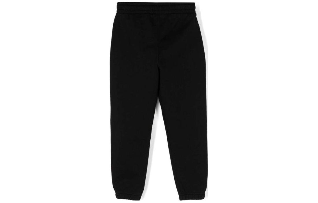 OFF-WHITE Детские OFF WHITE вязаные спортивные штаны, Regular Fit Black — фото 4