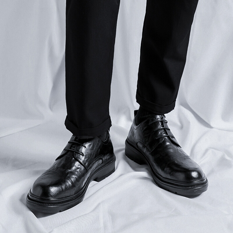 Туфли мужские Men"s Casual Men Low-Top Luomaike, серый — фото 4