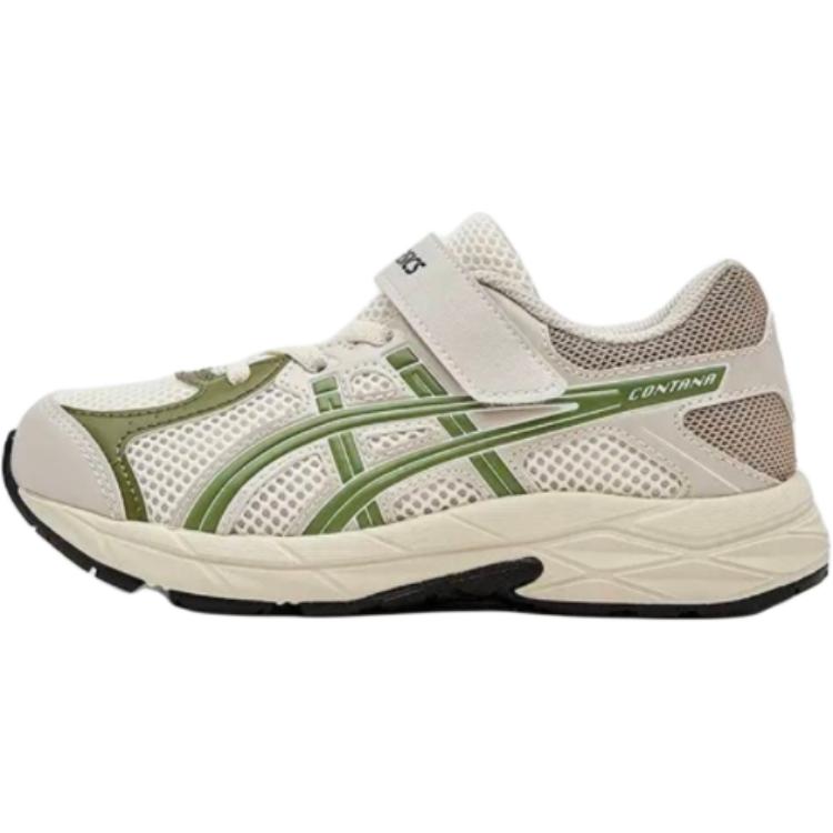 

ASICS Беговые детские с амортизацией устойчивые к истиранию дышащие низкие детские кроссовки gray green kids