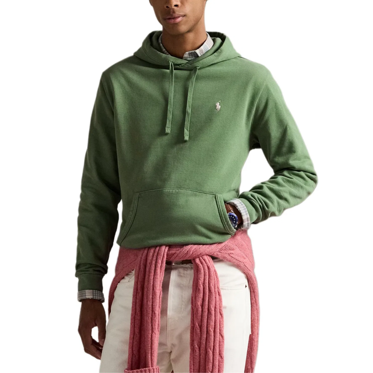 Худи на шнурке Polo Ralph Lauren, Green — фото 4