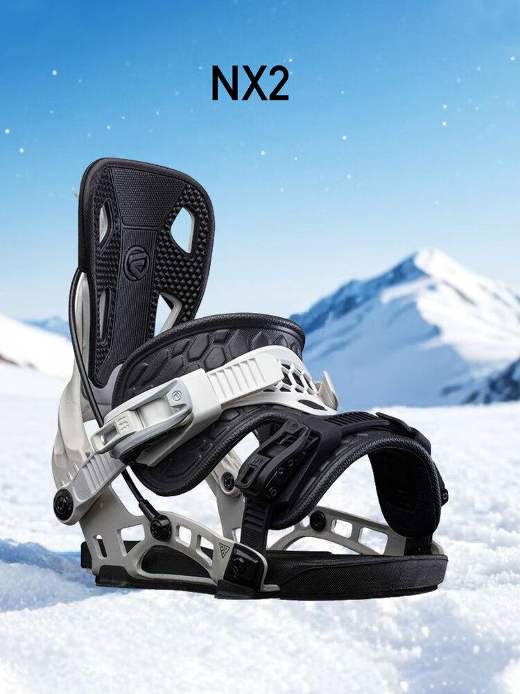 

Nidecker Крепление для сноуборда мужское NX2 Black with Gray, размер L