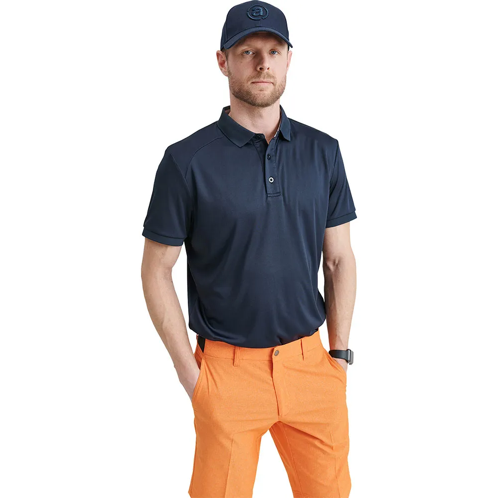 

Поло с коротким рукавом Abacus Golf Hammel Recycled, синий