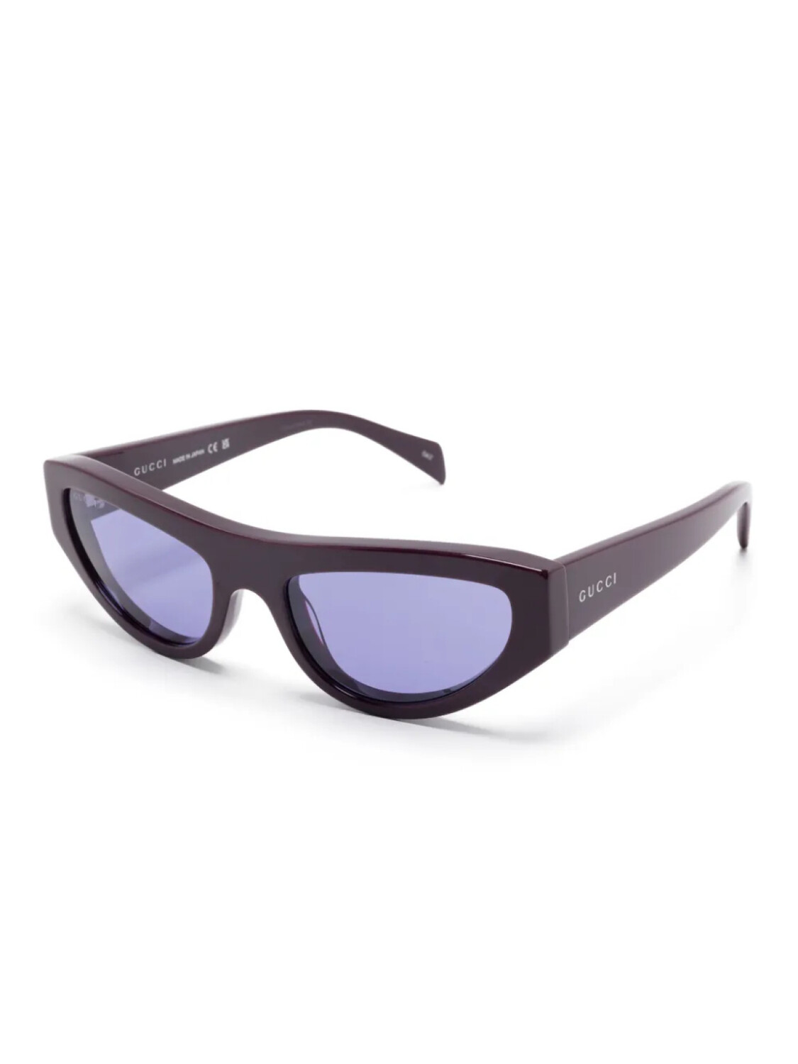 Солнцезащитные очки Gucci Eyewear в оправе «кошачий глаз», фиолетовый — фото 2