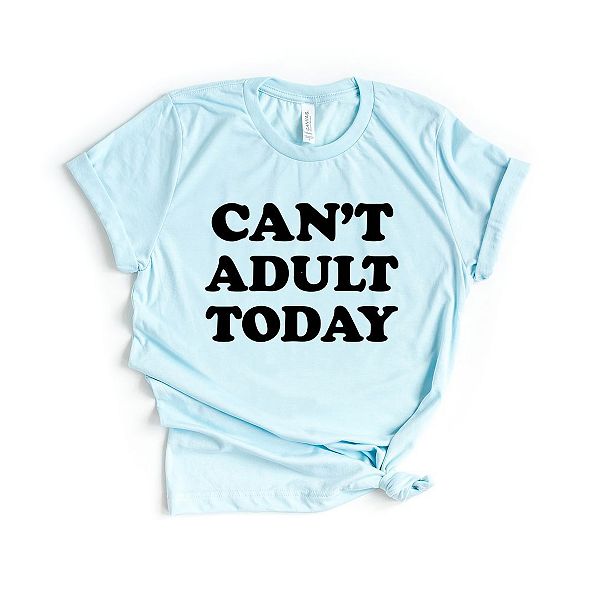 

Футболка с принтом Can't Adult Today Simply Sage Market, Ice Blue, Зеленый, Футболка с принтом Can't Adult Today Simply Sage Market, Ice Blue