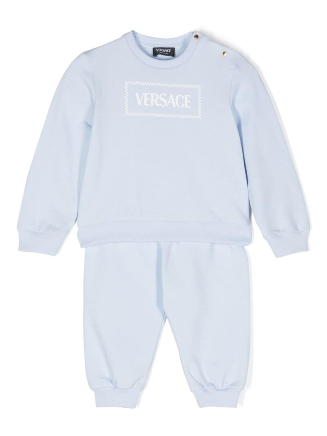 

Versace Kids спортивный костюм с логотипом, синий