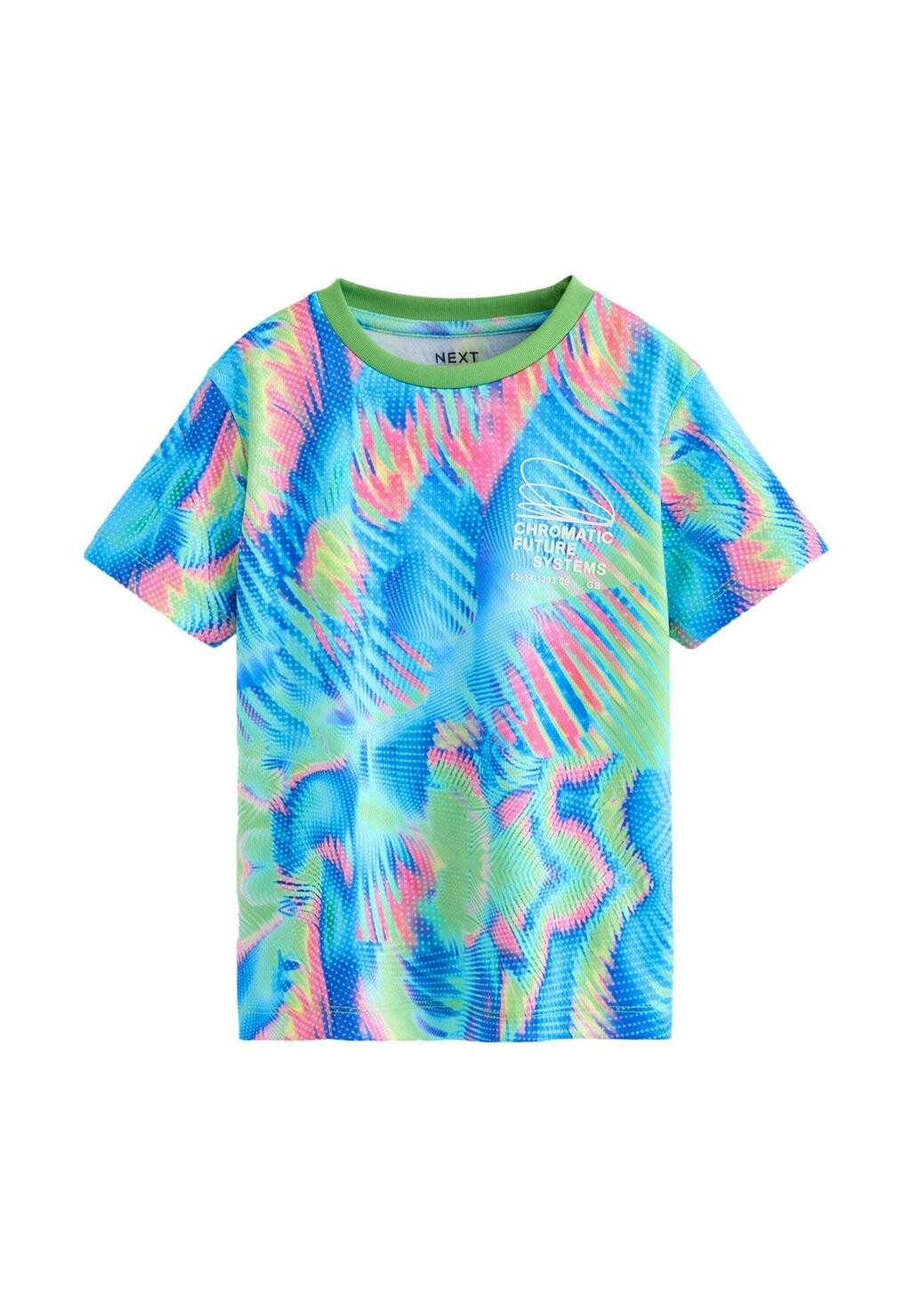 

Футболка с принтом SHORT SLEEVE STANDARD Next, цвет multi green