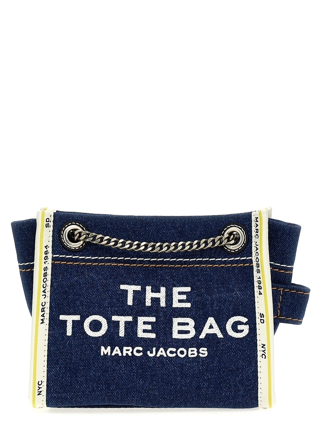

Сумка-кроссбоди-тоут 'The Denim Chain Crossbody Tote' MARC JACOBS, синий